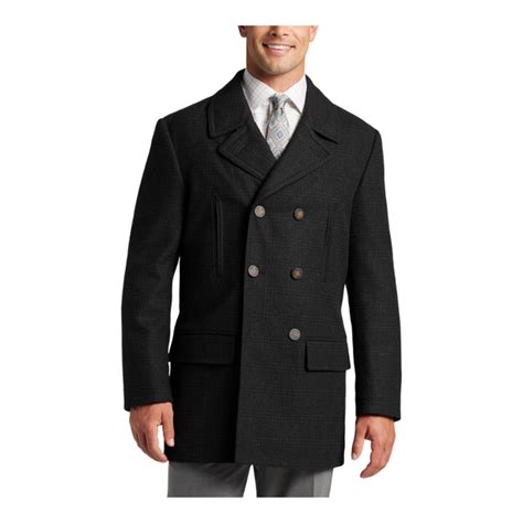 michael kors classic fit glen plaid peacoat|Michael Kors Classic Fit Glen Plaid Peacoat .